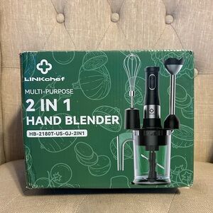 LINKChef 2-in-1 Multi-Purpose Hand Blender - Green/Black